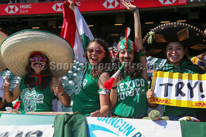 2018RugbySevensFri-01.JPG - Fans for Mexico cheer at the 2018 Rugby World Cup Sevens, July 20-22, 2018, held at AT&T Park, San Francisco, CA.